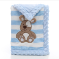 Baby double-layer printed flannel children's blanket