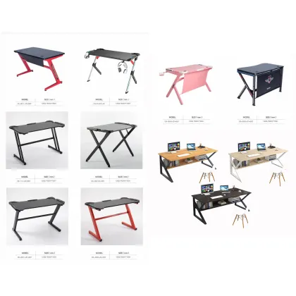 Factory Wholesale Hot Sale Internet Cafe Desk PC Gaming Desk