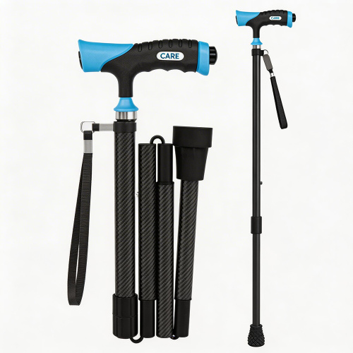 عصا بلاستيكية أنيقة قابلة للتعديل لاستخدام كبار السن