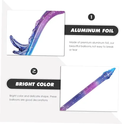 Purple bow and arrow aluminum foil balloon