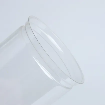 Aoyi 0.800 ML -200ML Transparent Easy Open PET Plastic Libby Tuna Pop Cans Maker for Food Canning