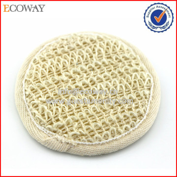 OEM Round Natural Hotel Disposable Hotel Bath Loofah