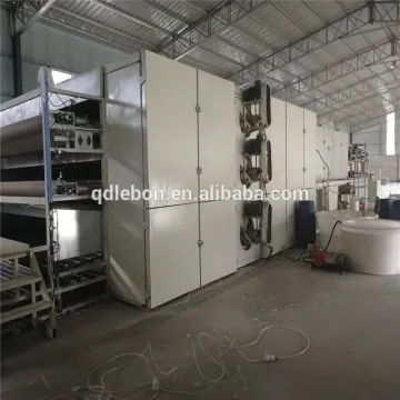 Nonwoven heat pressing cotton felt making machine production line
