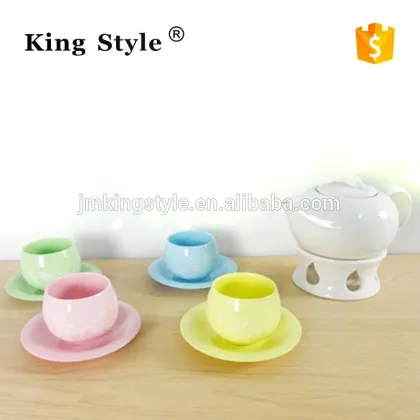 Ceramic Tea Cup and Teapot