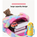 Unicorn plush cartoon school backpack bags for children