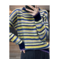 autumn new women's round neck pullover