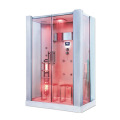 Dimensiones de sauna de 3 personas Venta caliente Infared Sauna Sauna Baño de vapor vidrio templado