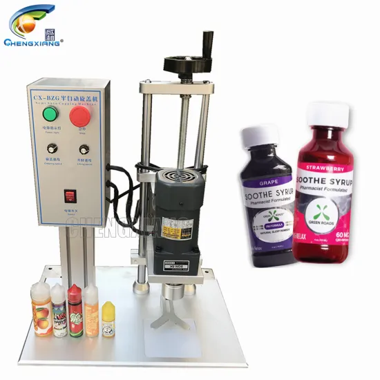 Adjustable Dropper Bottle Spray Syrup Manual Capping Machine