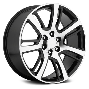 CADILLAC ESCALADE RIMS ESV TAHOE WHEELS BLACK MACHINED