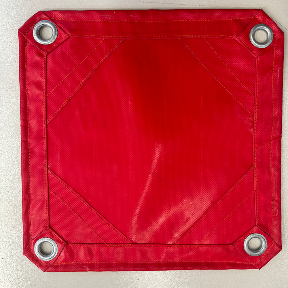 Двусторонний красный утолщенный водонепроницаемый брезент брезента