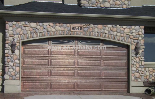 Chinese aluminum automatic sectional garage door