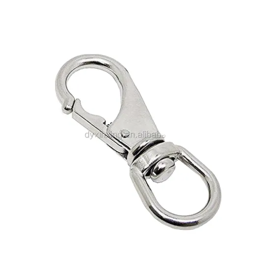 Stainless Steel Boat Hooks for Anchor Ropes and Cables with Spring Snap