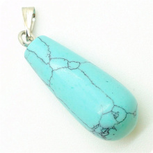 Pendentif en forme de goutte d&#39;eau turquoise