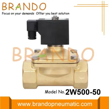 2 Inches Electric Brass Solenoid Valve Water 220V