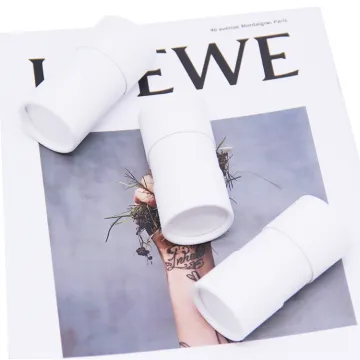 Customized paper tube push-pull balm stick packaging