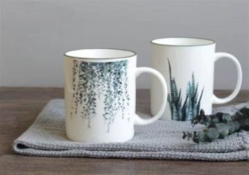 Botanical - themed Ceramic Tea Set
