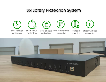16 Port 1U Usb Data Charging Hub Splitter