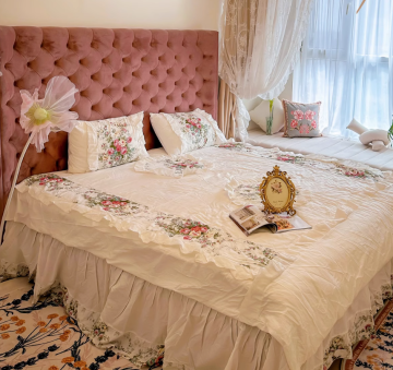 Modern Leather Luxury 2-Meter Double Bed for a High-End Bedroom