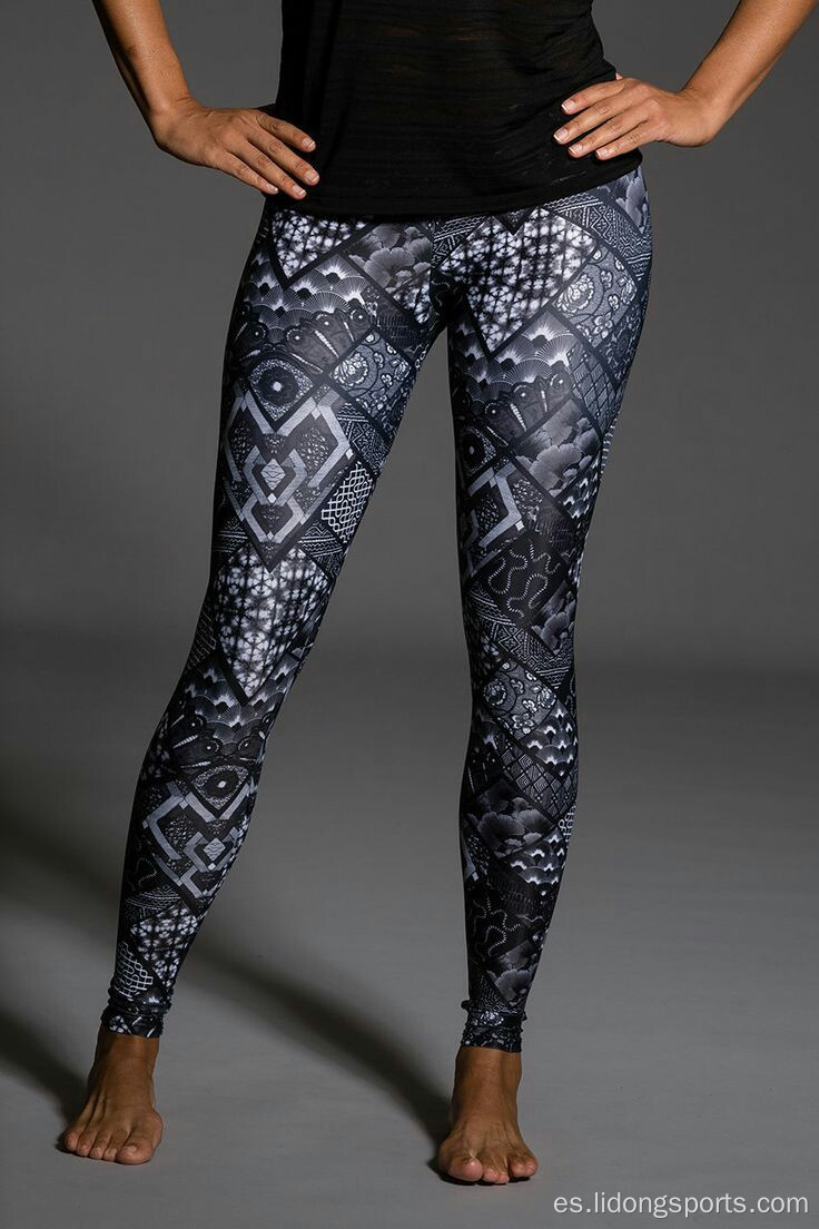 Leggings de gimnasio de entrenamiento de cintura alta