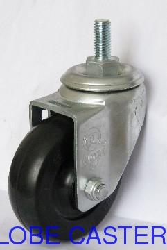 Medium duty Conductive Electricity Rubber Castors Wheel