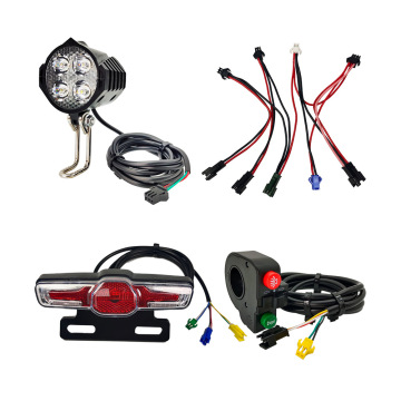 Factory Wholesale 24V/48V/60V Electric Bicycle Conversion Kit: Waterproof Turn Signal & LED Lights