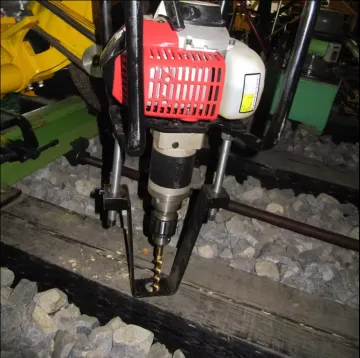 Portable Wooden Sleeper Drilling Machine Rail Drills Tools