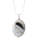 Natural Gemstone Agate Necklace with Silver Chain