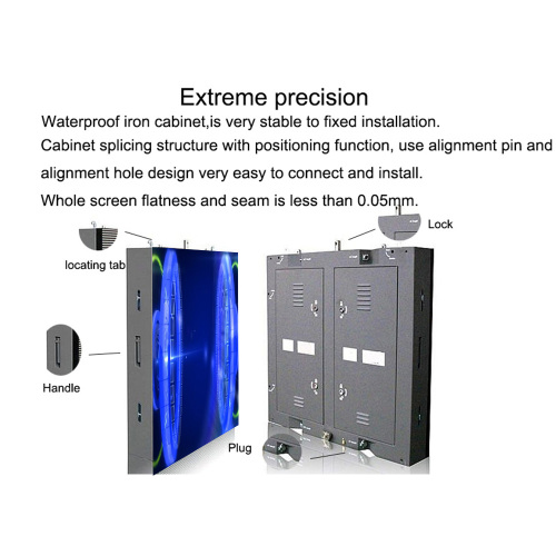 Indoor Front Service Smd P4 Led Display Panel
