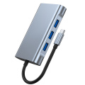 Sete em um hub de adaptador multi USB PD87W