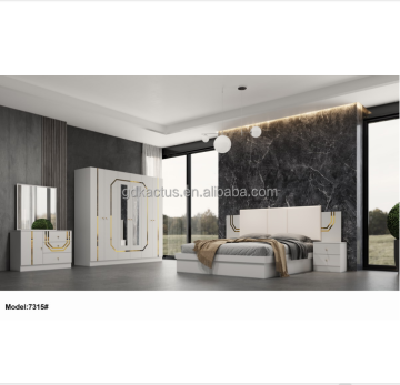 2024 Modern Minimalist Bedroom Furniture Set - Low Price Melamine Board