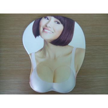 Ergonomic Sexy Girl/Lady 3D Gel Mouse Pad with Customer\'s Design