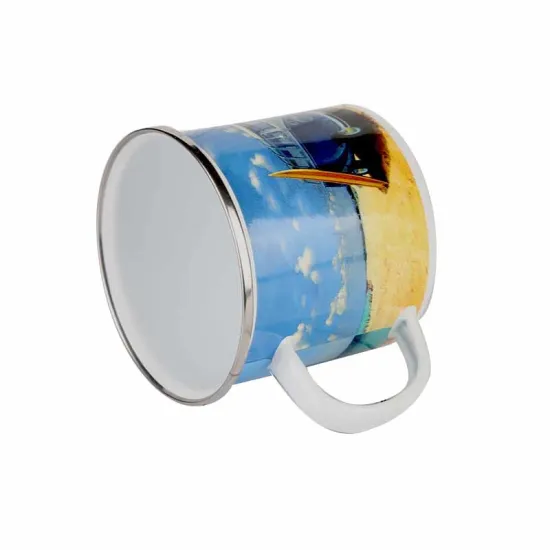 Cartoon Design Full Decal Enamel Mug