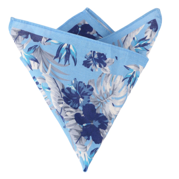 Wholesale 100% Linen Handkerchiefs - Custom Print Fabric from Italian Factory