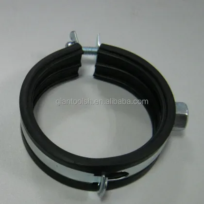Hanging Split Pipe Clamp with Rubber Coated Pipe Clamps