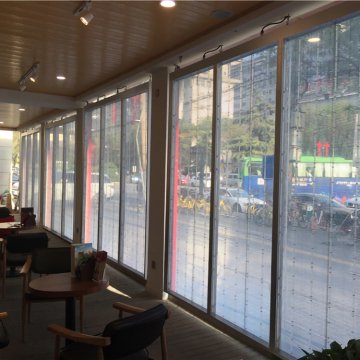 Transparent LED Curtain Display for Indoor and Outdoor Use