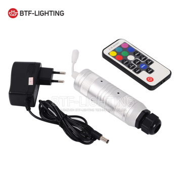 RGB -Auto -LED -Glasfaser -Motor DC12V mit RF -Fernbedienung
