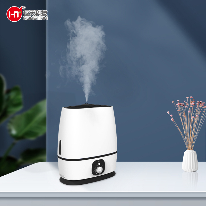 HONETIAN knob control night light 6.0L capacity small size large mist output custom colors indoor plastics cool mist humidifier