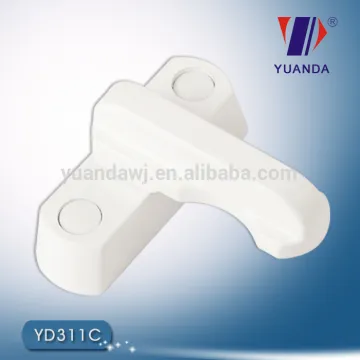 PVC sliding window fittings T lock sash jammer