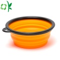 Opvouwbare Silicone Pet Food Water Bowl voor hond