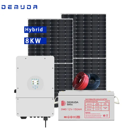 8 kW 8 kVA 8 kW 8000W Three Phase MPPT Controller Hybrid Solar Power System with Lithium LiFePO4 Battery for Home