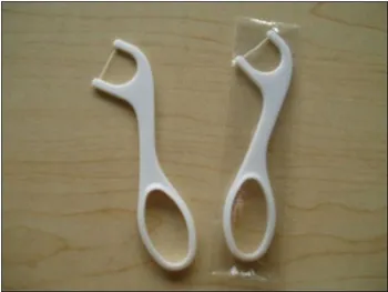 Dental Flosser, floss pick with Tongue clener