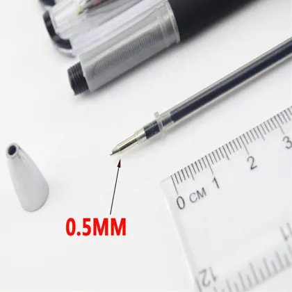 Black Office Neutral Pen 0.5mm Gel Pen