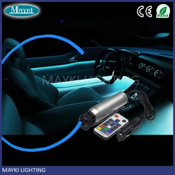 Car lights bus fiber light fiber optic ambient interior kit with color changing