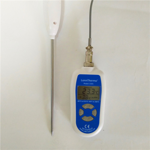 在庫の速い配達防水IP68ハンドヘルドデジタルグリルインスタント読み取り肉食品温度計アラームタイマー付き