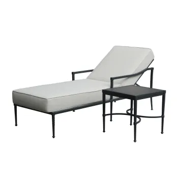 2024 Outdoor Furniture: Foldable Metal Aluminum Sun Lounger for Beach Hotels