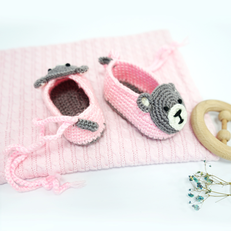 Animal Crochet Baby Shoes