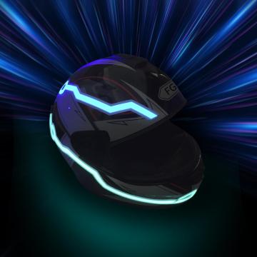 2020 ใหม่ LED Helmet Light Strip - อุปกรณ์เสริมคอสเพลย์จากโรงงานแสงเซินเจิ้น Finegreen Lighting