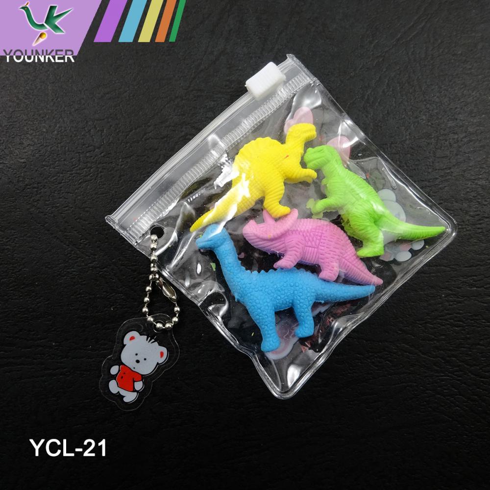 Dinosaur Shaped Erasers