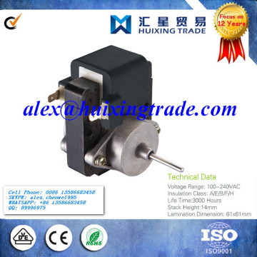 Refrigerator Shaded Pole Motor / Refrigerator Motor / Shaded Pole Fan Motor/shaded pole gear motor