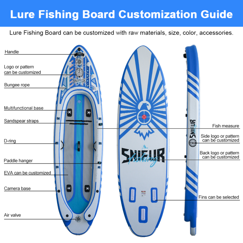2023 New Design Fishing Lure Surfboards & Inflatable Paddle Boards by Funwater